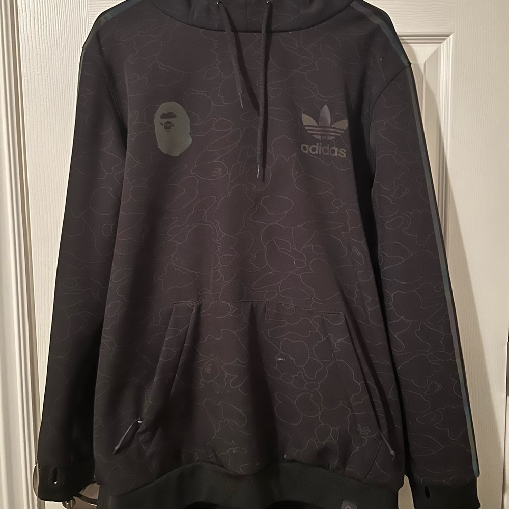 BAPE x Adidas Tech Hoodie - M